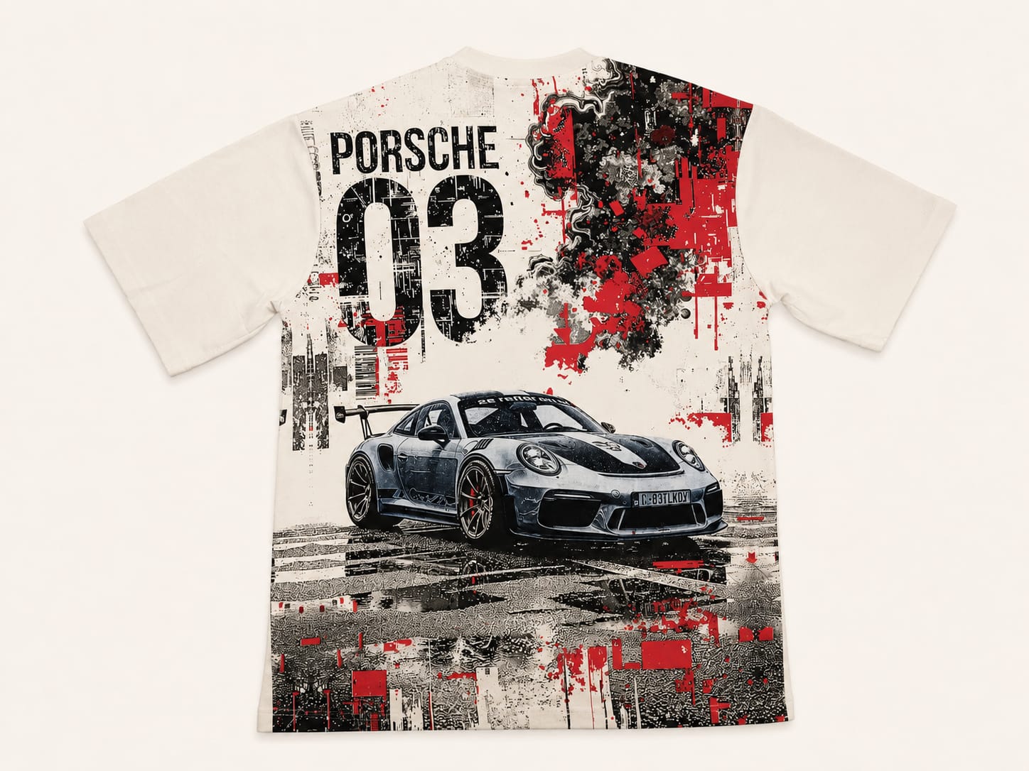Time Less Porsche Oversized Tee