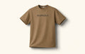 Burnout Minimal Oversized Tee | Premium Cotton Streetwear T-Shirt | Mocha Brown